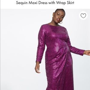 Sequin maxi dress